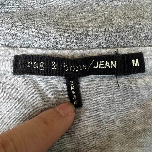 Rag & Bone Sleeveless Concert Tank Ombre Gray Sz M - Picture 9 of 11